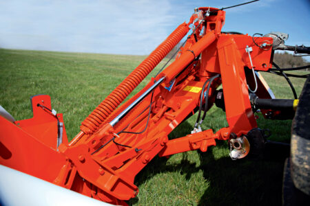 Photo de gros plan de l'unité de fauche