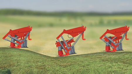 Die GMD 100F Serie passt sich optimal den Bodenunebenheiten an.