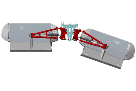 Schéma du système d’allègement oléo-pneumatique LIFT-CONTROL