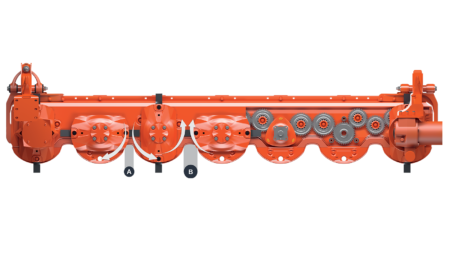 La faucheuse-conditionneuse FC 13460 RA est équipée de la barre de coupe OPTIDISC ELITE, qui assure la meilleure qualité de coupe possible.