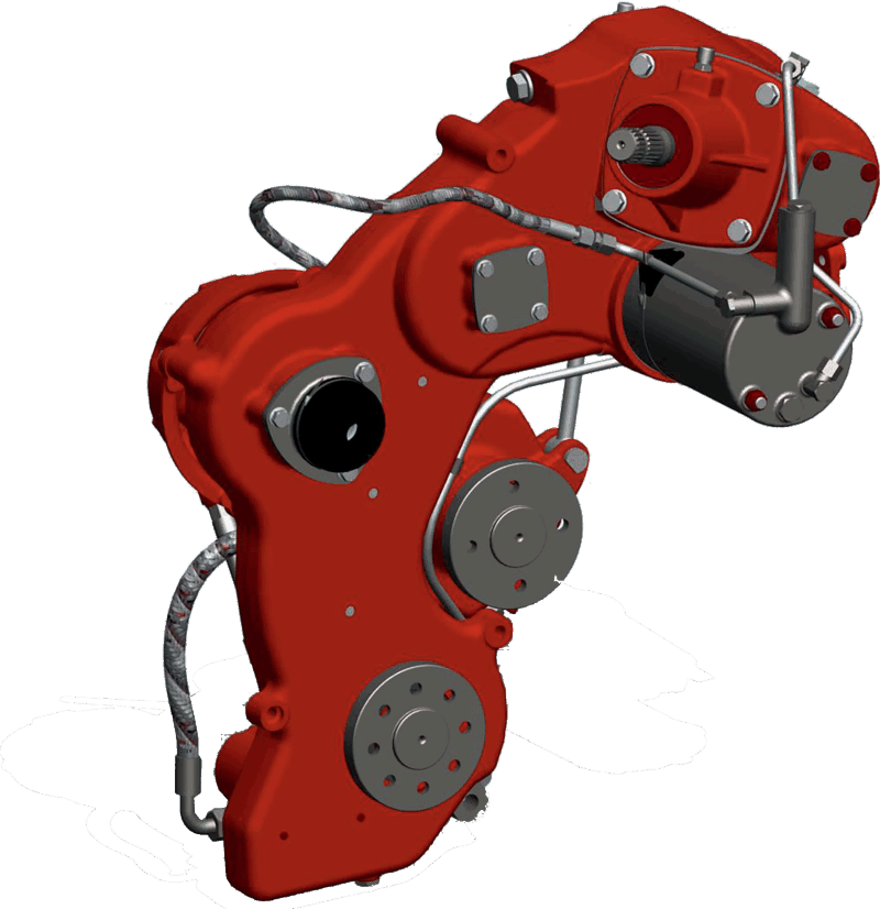 Synchronisierter, wartungsfreier Antrieb der Walzen