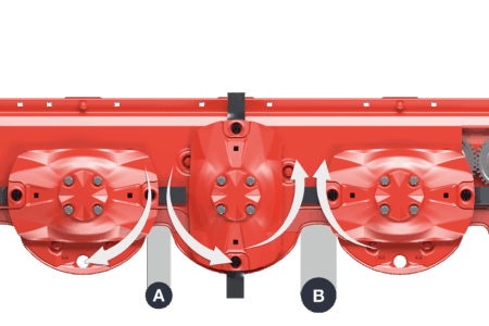 Porte disque OPTIDISC ELITE avec entraxes différents entre les disques