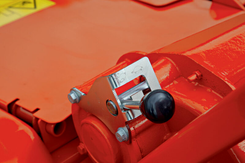 Wählhebel für die Aufbereitungsintensität (2 Schaltstufen)