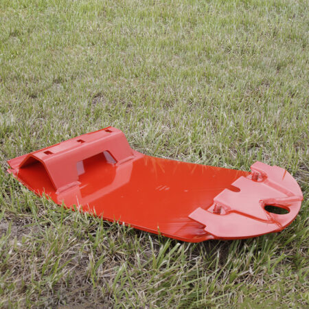 Vue du patin de disque pour une coupe haute sur une GMD 1030