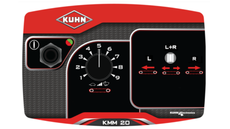 Le conducteur commande directement les différentes fonctionnalités de la machine depuis la cabine