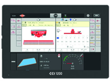 Das Terminal CCI 1200 mit gleichzeitiger Anzeige verschiedener Informationen auf einem blendfreien, bedienerfreundlichen Display