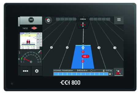 CCI 1200 mit Darstellung der Spurführungsanzeige Parallel Tracking