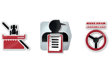 Les différentes applications CCI en équipements sur le terminal ISOBUS CCI 50