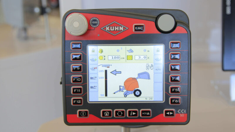 ISOBUS-Terminal CCI 50 mit Darstellung der iBio