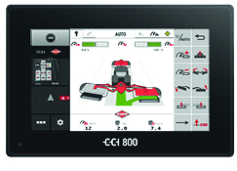 CCI 800 mit Darstellung Schmetterlingskombination mit Schwadzusammenführung