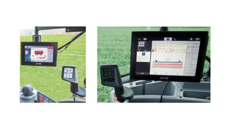 Photo du joystick ISOBUS CCI A3 en cabine