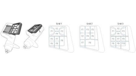 Wechseln Sie den Grid auf Ihrem innovativen ISOBUS-Joystick CCI A3 in wenigen Sekunden aus und erlangen Sie mehr Komfort und mehr Funktionen.