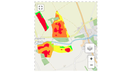 Avant l'envoi, visualisez les données que vous souhaitez envoyer à votre terminal ou console ISOBUS.